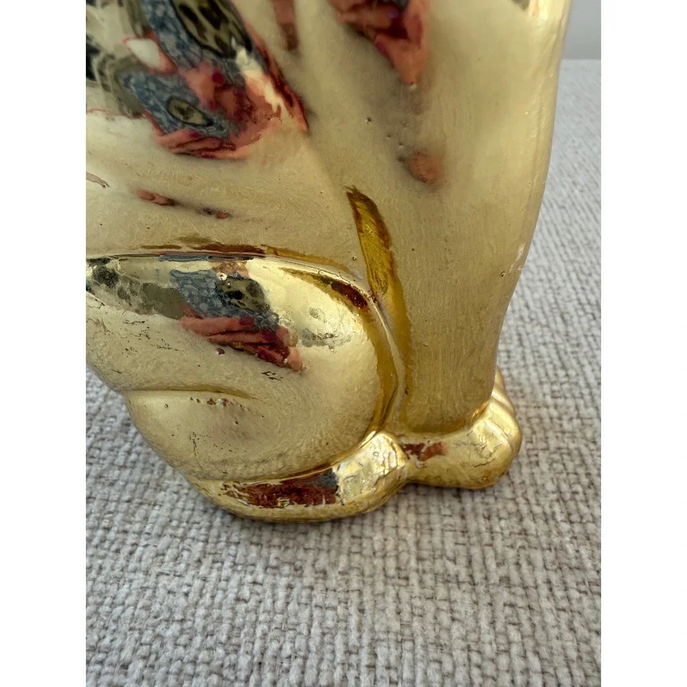 Vintage Brass Cat Figurine 7.5